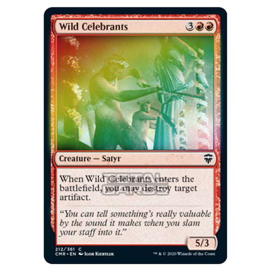 Magic The Gathering - Commander Legends - Wild Celebrants - 212/361 (Foil)