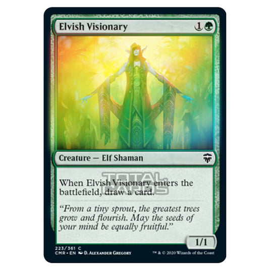 Magic The Gathering - Commander Legends - Elvish Visionary - 223/361 (Foil)