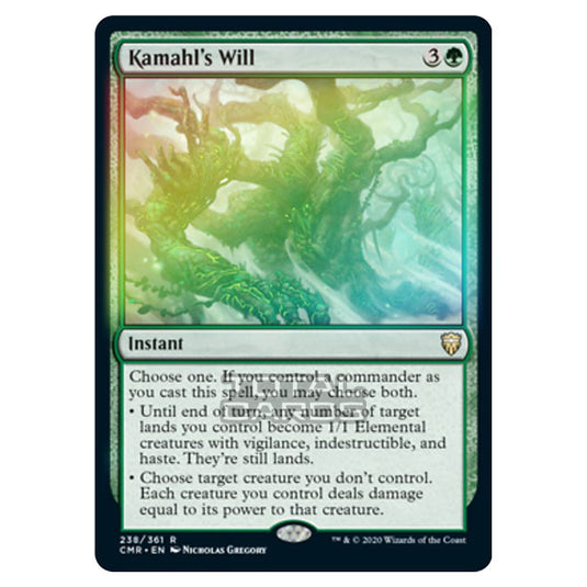 Magic The Gathering - Commander Legends - Kamahl's Will - 238/361 (Foil)