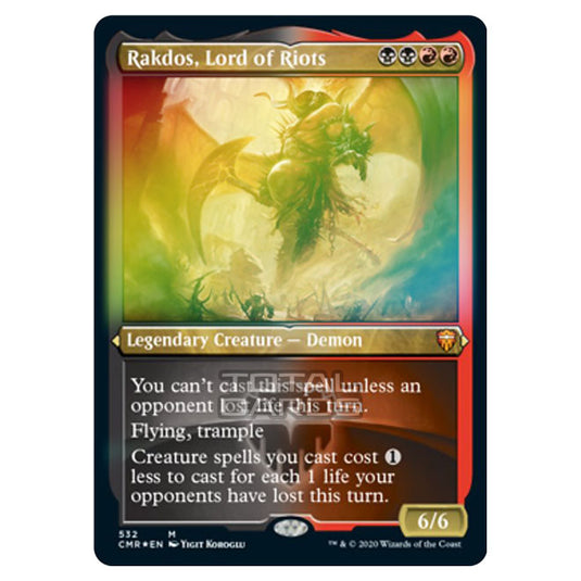 Magic The Gathering - Commander Legends - Rakdos, Lord of Riots - 532/361 (Foil)