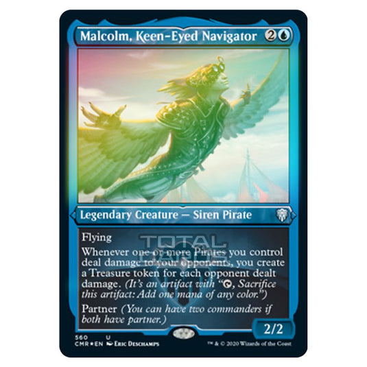 Magic The Gathering - Commander Legends - Malcolm, Keen-Eyed Navigator - 560/361 (Foil)