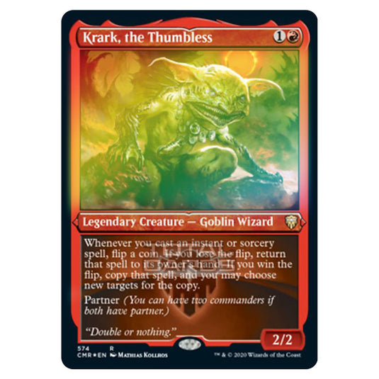 Magic The Gathering - Commander Legends - Krark, the Thumbless - 574/361 (Foil)