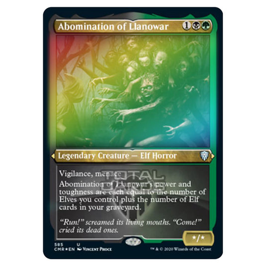Magic The Gathering - Commander Legends - Abomination of Llanowar - 585/361 (Foil)