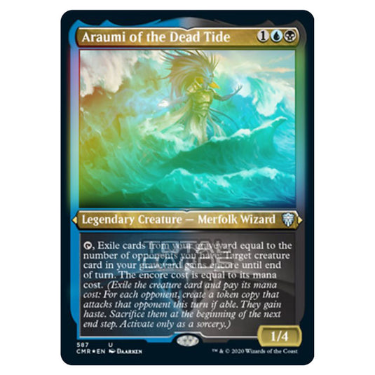 Magic The Gathering - Commander Legends - Araumi of the Dead Tide - 587/361 (Foil)