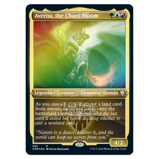 Magic The Gathering - Commander Legends - Averna, the Chaos Bloom - 589/361 (Foil)