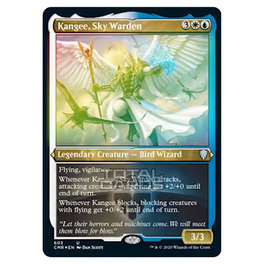 Magic The Gathering - Commander Legends - Kangee, Sky Warden - 603/361 (Foil)