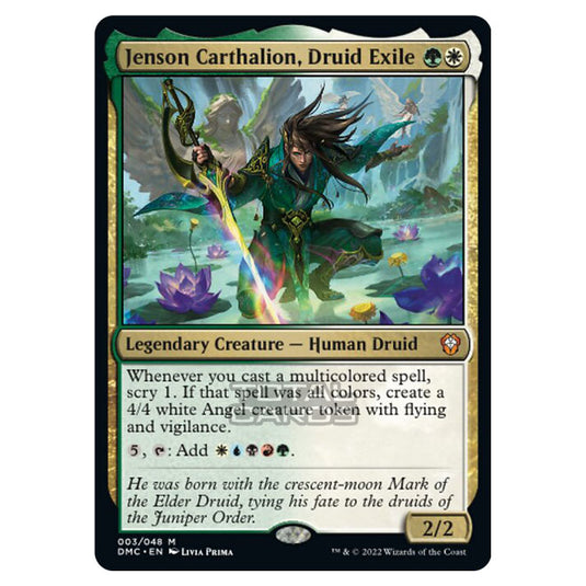 Magic The Gathering - Dominaria United Commander - Jenson Carthalion, Druid Exile - 3/48