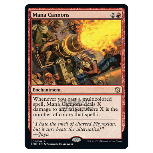 Magic The Gathering - Dominaria United Commander - Mana Cannons - 7/48