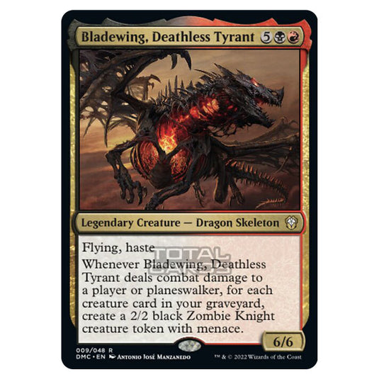 Magic The Gathering - Dominaria United Commander - Bladewing, Deathless Tyrant - 9/48