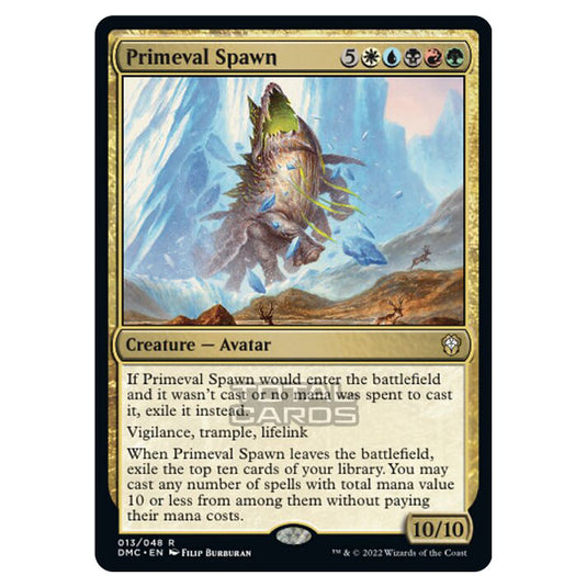 Magic The Gathering - Dominaria United Commander - Primeval Spawn - 13/48