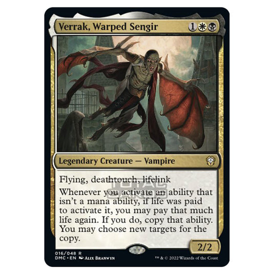 Magic The Gathering - Dominaria United Commander - Verrak, Warped Sengir - 16/48