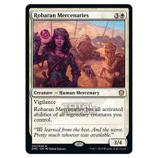 Magic The Gathering - Dominaria United Commander - Robaran Mercenaries - 22/48