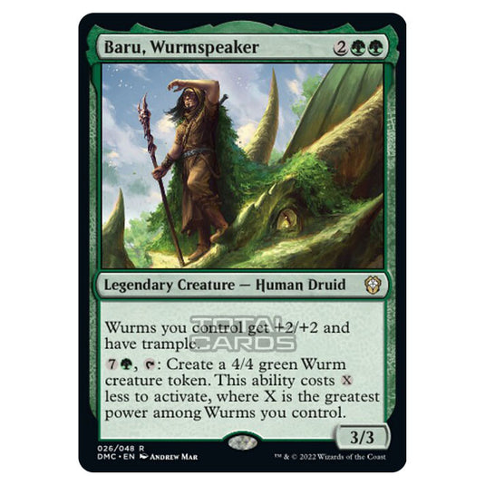 Magic The Gathering - Dominaria United Commander - Baru, Wurmspeaker - 26/48