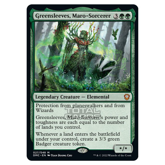 Magic The Gathering - Dominaria United Commander - Greensleeves, Maro-Sorcerer - 27/48