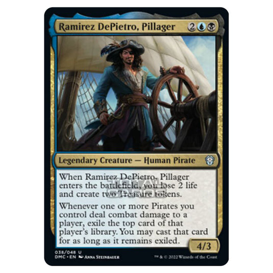 Magic The Gathering - Dominaria United Commander - Ramirez DePietro, Pillager - 38/48