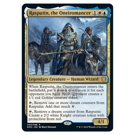 Magic The Gathering - Dominaria United Commander - Rasputin, the Oneiromancer - 40/48