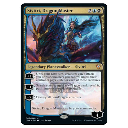 Magic The Gathering - Dominaria United Commander - Sivitri, Dragon Master - 43/48