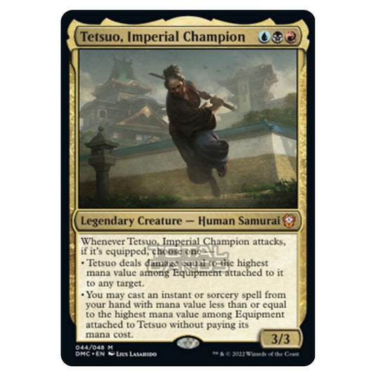 Magic The Gathering - Dominaria United Commander - Tetsuo, Imperial Champion - 44/48