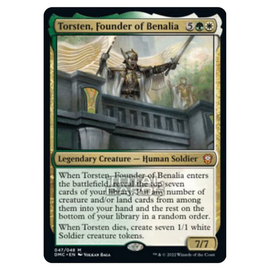 Magic The Gathering - Dominaria United Commander - Torsten, Founder of Benalia - 47/48