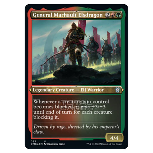 Magic The Gathering - Dominaria United Commander - General Marhault Elsdragon - 53/48