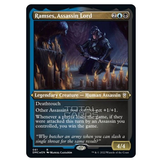 Magic The Gathering - Dominaria United Commander - Ramses, Assassin Lord - 61/48