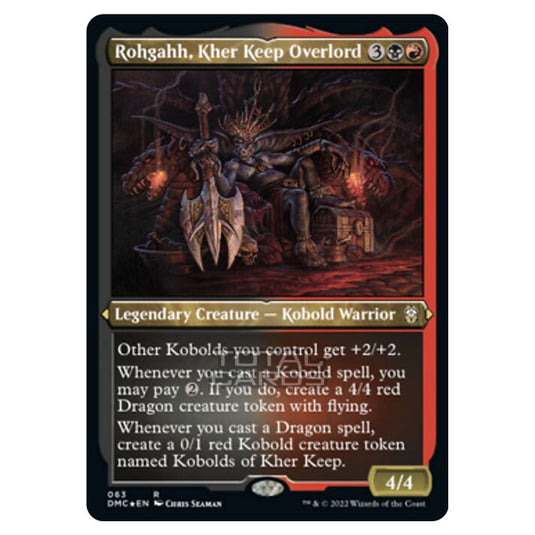 Magic The Gathering - Dominaria United Commander - Rohgahh, Kher Keep Overlord - 63/48