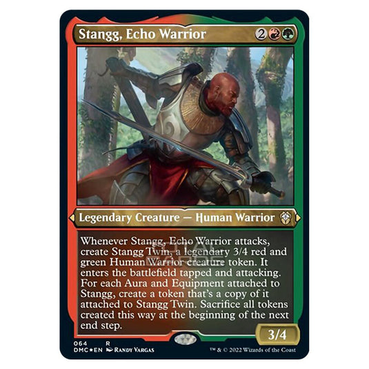 Magic The Gathering - Dominaria United Commander - Stangg, Echo Warrior - 64/48