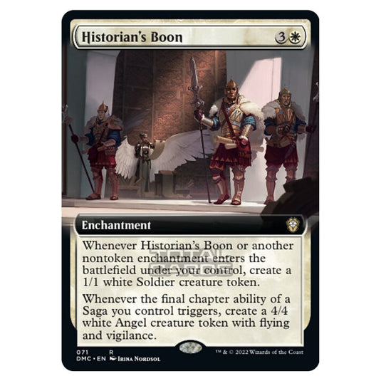 Magic The Gathering - Dominaria United Commander - Historian's Boon - 71/48