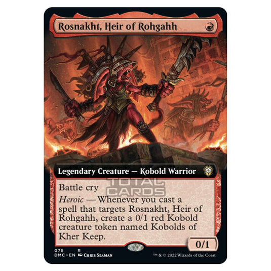 Magic The Gathering - Dominaria United Commander - Rosnakht, Heir of Rohgahh - 75/48