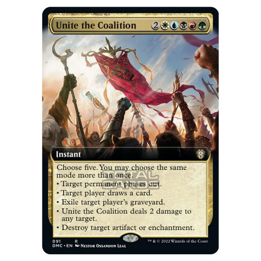 Magic The Gathering - Dominaria United Commander - Unite the Coalition - 91/48