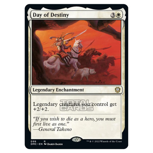 Magic The Gathering - Dominaria United Commander - Day of Destiny - 99/48