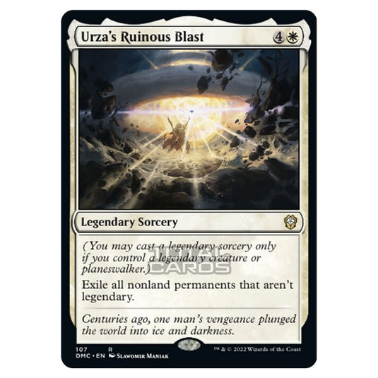 Magic The Gathering - Dominaria United Commander - Urza's Ruinous Blast - 107/48