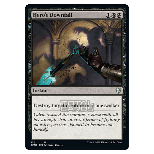 Magic The Gathering - Dominaria United Commander - Hero's Downfall - 112/48