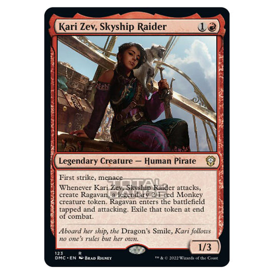Magic The Gathering - Dominaria United Commander - Kari Zev, Skyship Raider - 123/48