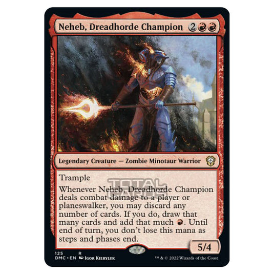 Magic The Gathering - Dominaria United Commander - Neheb, Dreadhorde Champion - 125/48