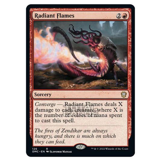 Magic The Gathering - Dominaria United Commander - Radiant Flames - 126/48