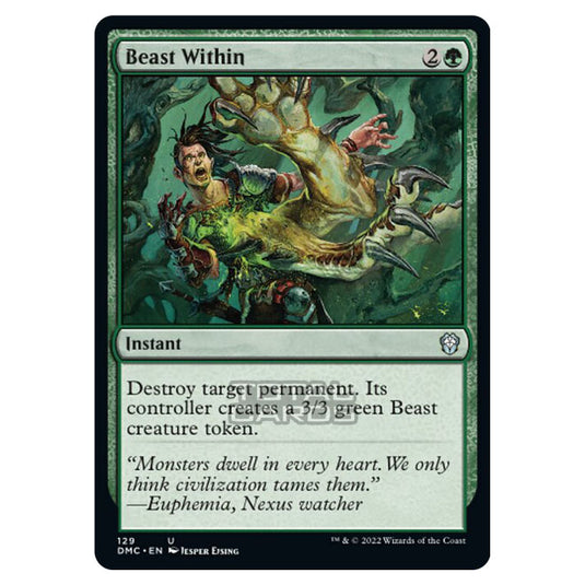 Magic The Gathering - Dominaria United Commander - Beast Within - 129/48