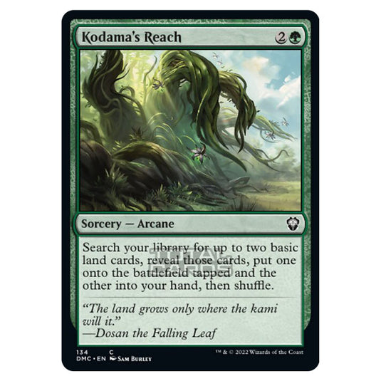 Magic The Gathering - Dominaria United Commander - Kodama's Reach - 134/48