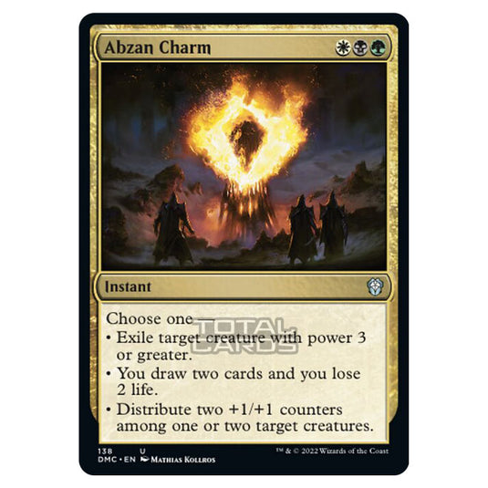 Magic The Gathering - Dominaria United Commander - Abzan Charm - 138/48