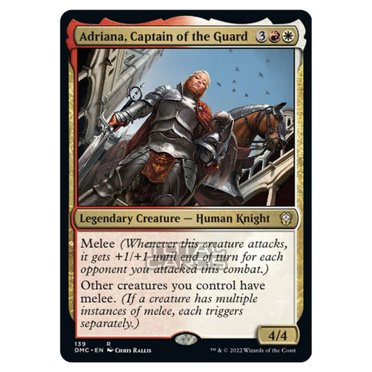 Magic The Gathering - Dominaria United Commander - Adriana, Captain of the Guard - 139/48