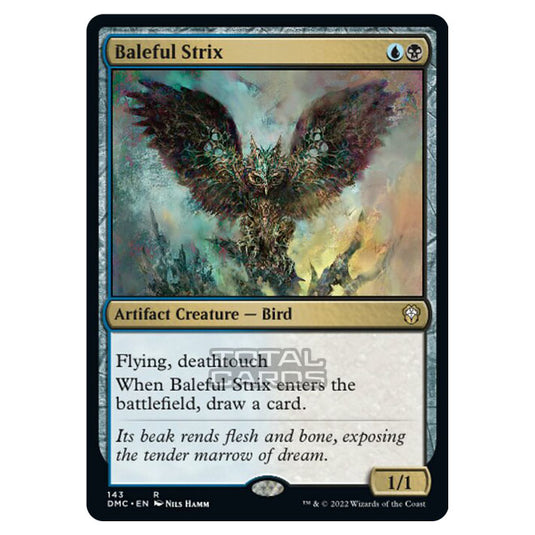 Magic The Gathering - Dominaria United Commander - Baleful Strix - 143/48