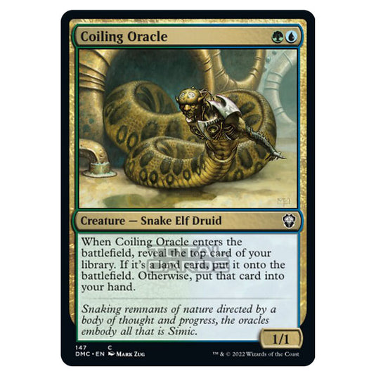 Magic The Gathering - Dominaria United Commander - Coiling Oracle - 147/48