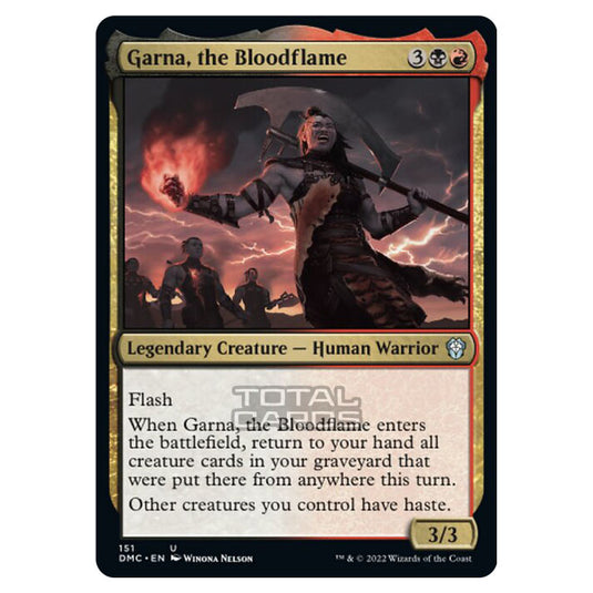 Magic The Gathering - Dominaria United Commander - Garna, the Bloodflame - 151/48