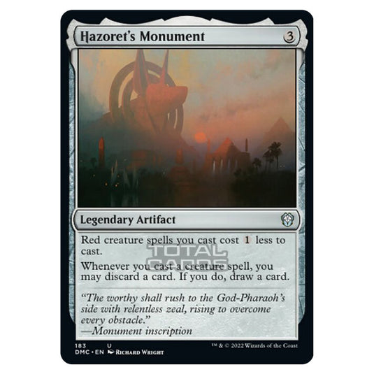 Magic The Gathering - Dominaria United Commander - Hazoret's Monument - 183/48