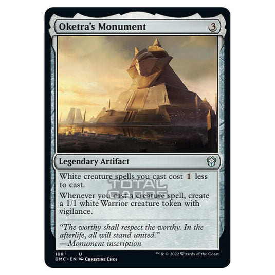 Magic The Gathering - Dominaria United Commander - Oketra's Monument - 188/48