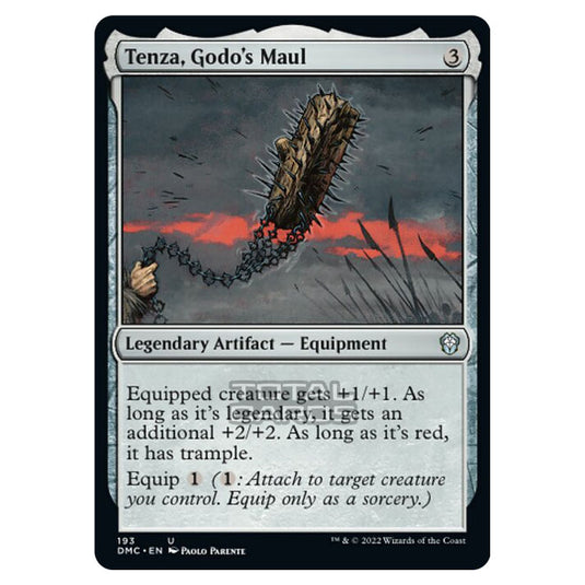 Magic The Gathering - Dominaria United Commander - Tenza, Godo's Maul - 193/48