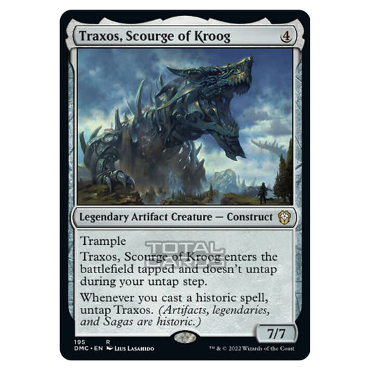 Magic The Gathering - Dominaria United Commander - Traxos, Scourge of Kroog - 195/48