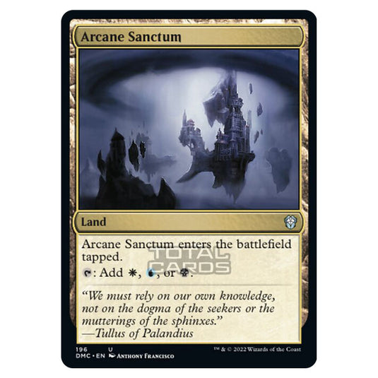 Magic The Gathering - Dominaria United Commander - Arcane Sanctum - 196/48