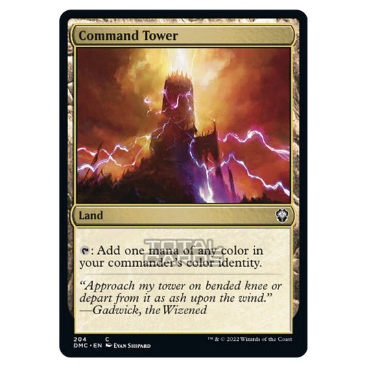 Magic The Gathering - Dominaria United Commander - Command Tower - 204/48