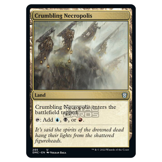 Magic The Gathering - Dominaria United Commander - Crumbling Necropolis - 205/48